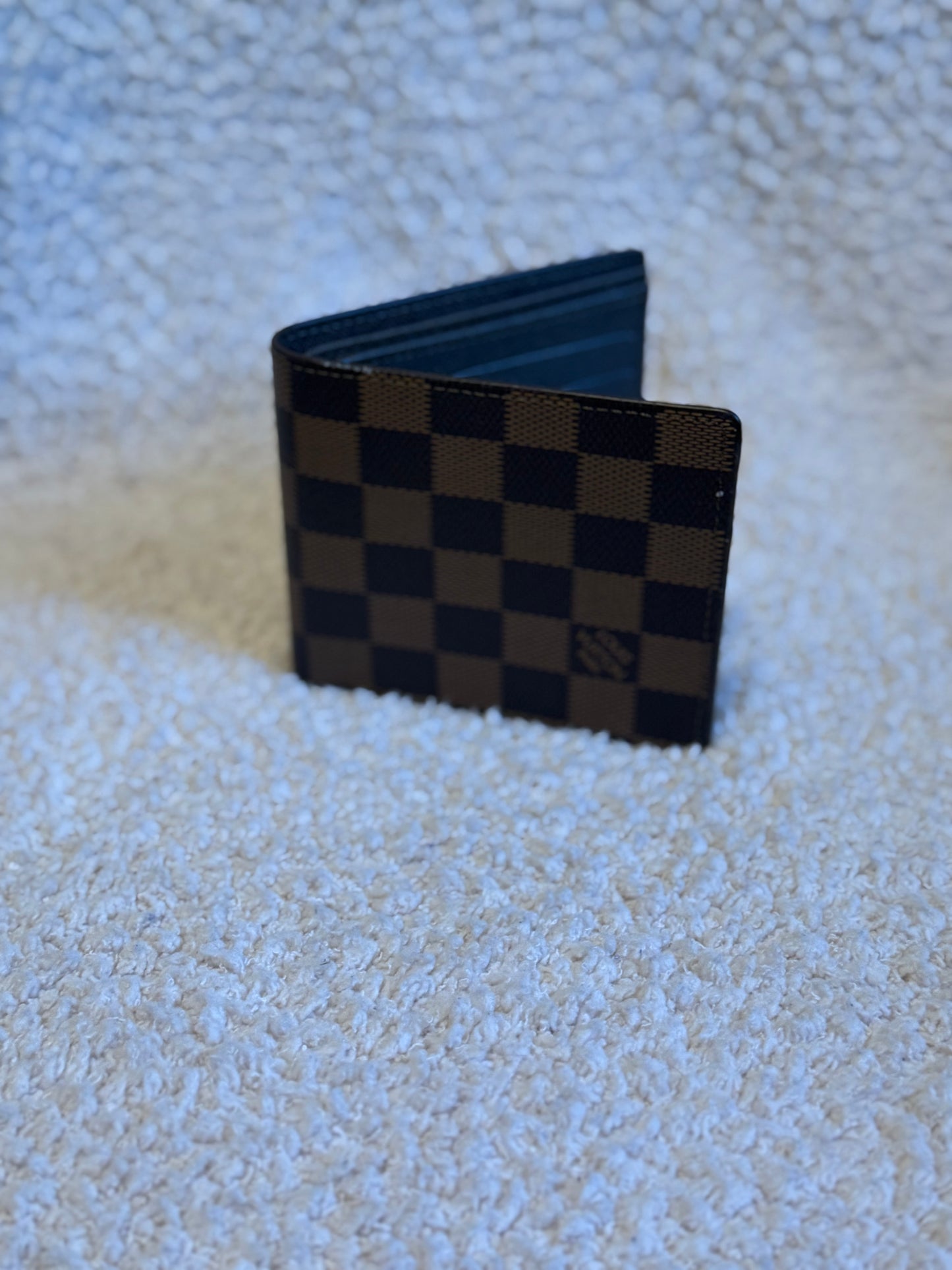 Checkered LV Wallet