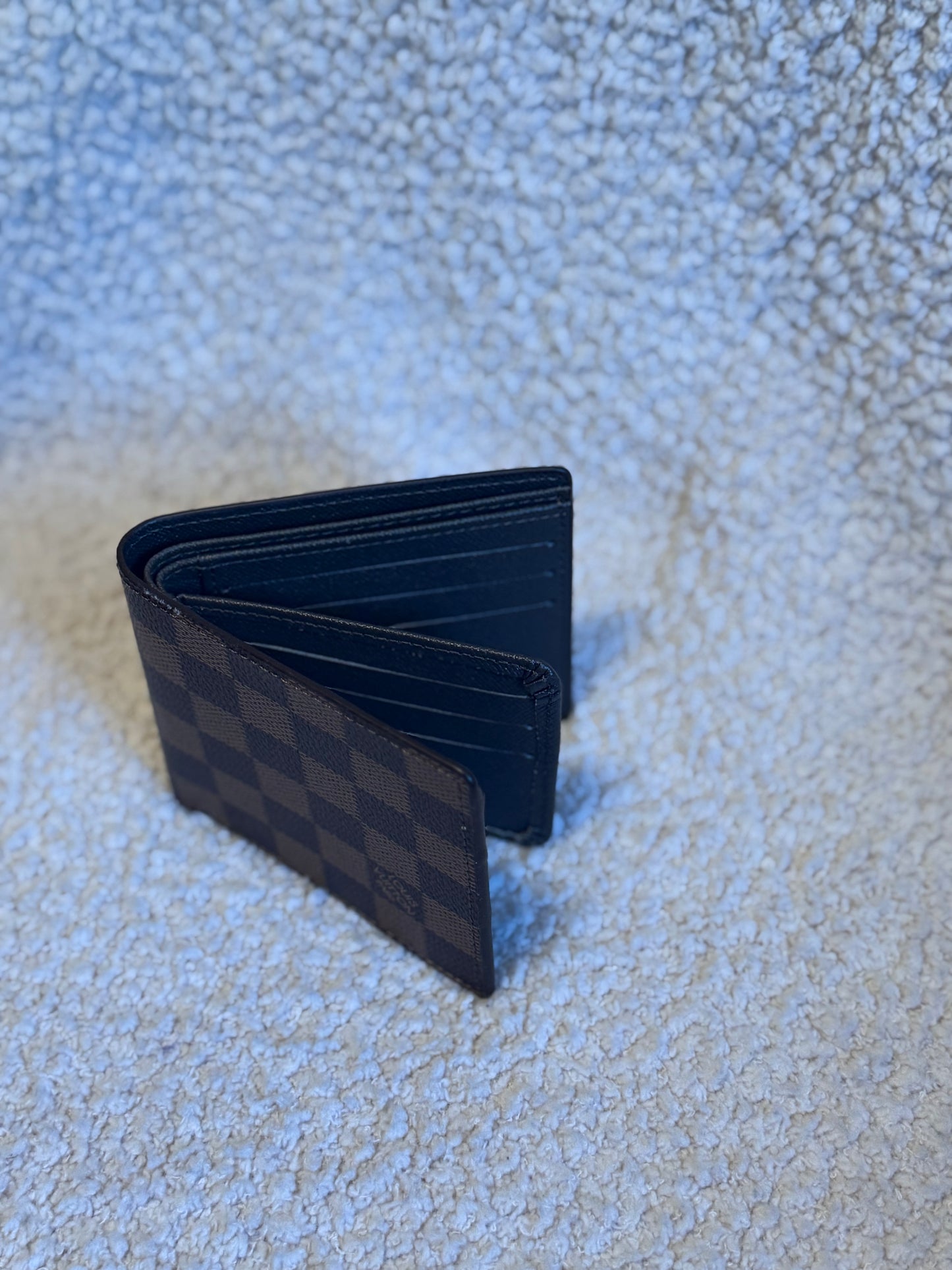 Checkered LV Wallet