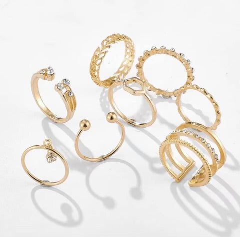 Gold Ring Set