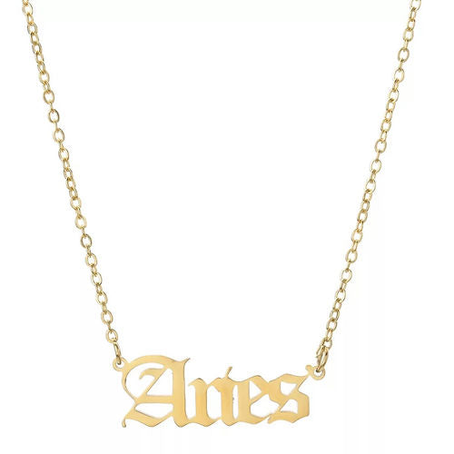 Zodiac Necklace - Gold