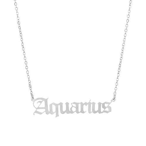 Zodiac Necklace - Silver