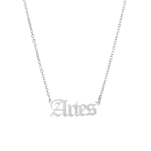 Zodiac Necklace - Silver