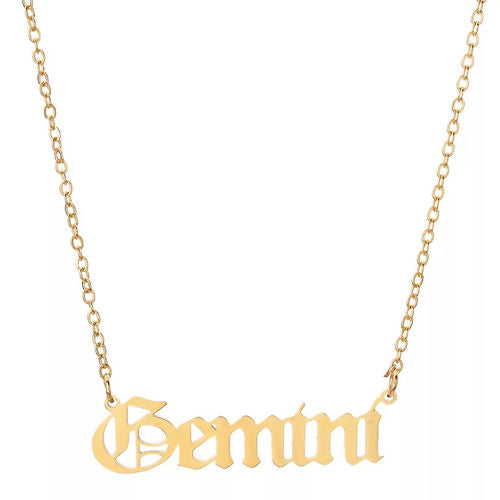 Zodiac Necklace - Gold