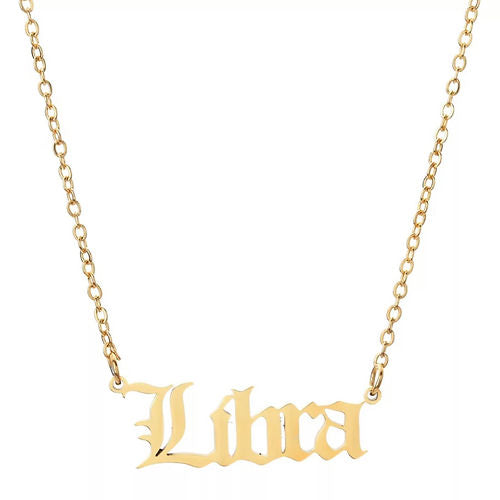 Zodiac Necklace - Gold