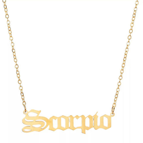 Zodiac Necklace - Gold