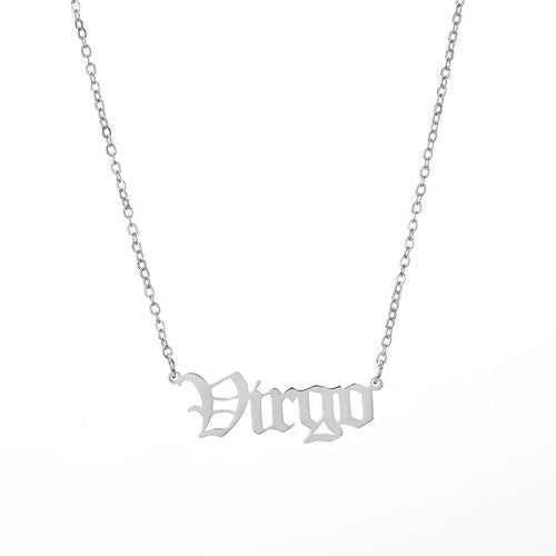 Zodiac Necklace - Silver